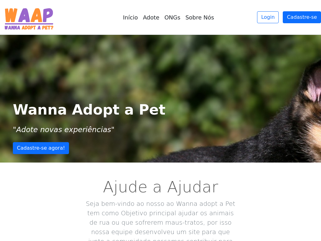 Wanna Adopt A Pet?